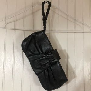 Express Black Wristlet Clutch